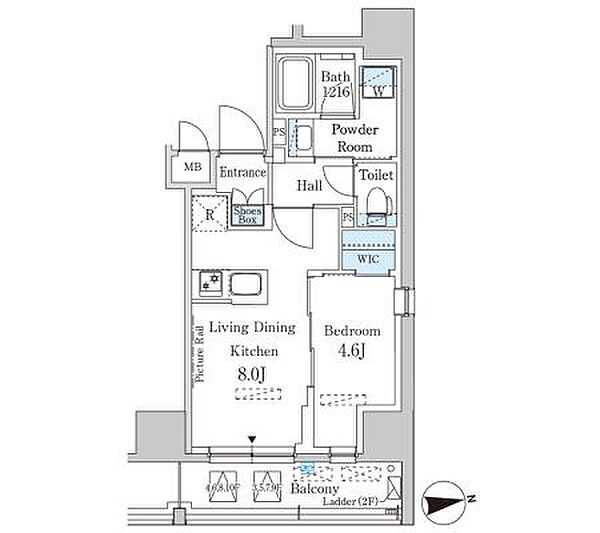 パークアクシス神田レジデンス 604｜東京都千代田区神田司町2丁目(賃貸マンション1LDK・6階・33.34㎡)の写真 その2