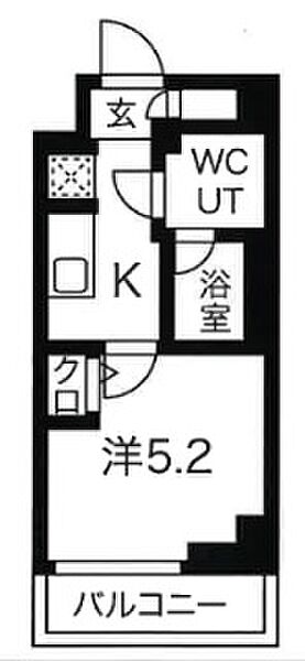 クラリッサ横浜ロッソ 204｜神奈川県横浜市南区睦町1丁目(賃貸マンション1K・2階・20.43㎡)の写真 その2