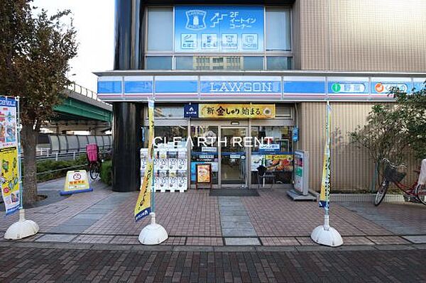 画像16:【コンビニエンスストア】ローソン 月島駅前店まで553ｍ