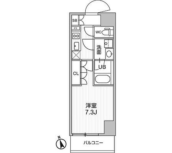 シーズンフラッツ浅草言問通り 1202｜東京都台東区浅草3丁目(賃貸マンション1K・12階・25.46㎡)の写真 その2