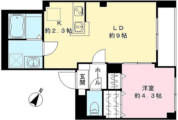 仮称）ユアメゾン中野区沼袋 201｜東京都中野区沼袋3丁目(賃貸マンション1LDK・2階・37.48㎡)の写真 その2