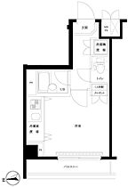 ルーブル浜田山 205 ｜ 東京都杉並区浜田山3丁目26-17（賃貸マンション1R・2階・21.81㎡） その2