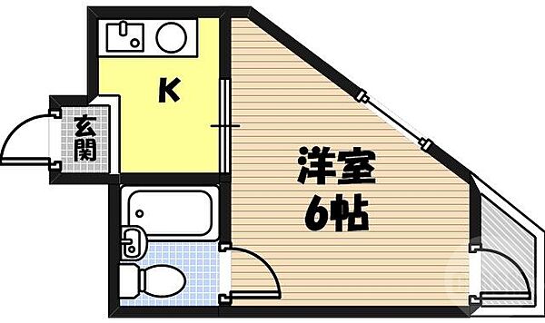 サンプラザ京橋 ｜大阪府大阪市都島区東野田町4丁目(賃貸マンション1K・2階・20.08㎡)の写真 その2