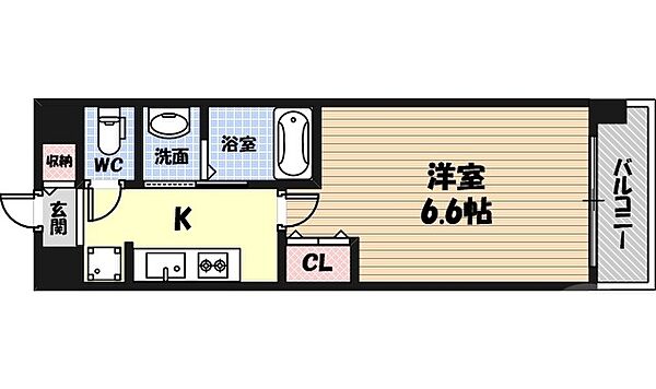 アドバンス大阪城東ブロード ｜大阪府大阪市城東区今福西2丁目(賃貸マンション1K・4階・22.52㎡)の写真 その2