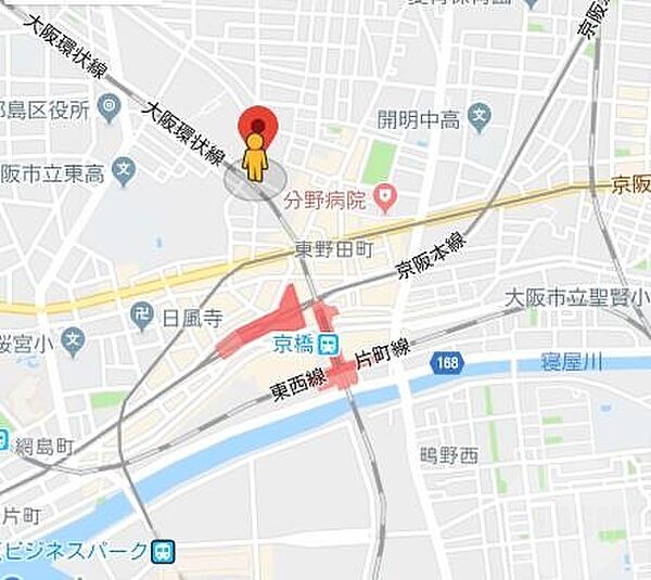 ラ・レジダンス・ド・京橋 ｜大阪府大阪市都島区都島南通2丁目(賃貸マンション1R・5階・20.25㎡)の写真 その20