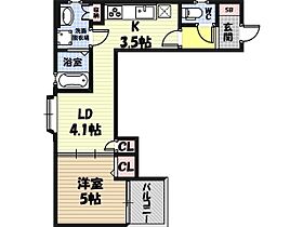 クリエオーレ東中浜  ｜ 大阪府大阪市城東区東中浜8丁目（賃貸アパート1LDK・1階・33.23㎡） その2