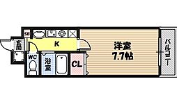 M'PLAZA蒲生四駅前 1Kの間取図画像