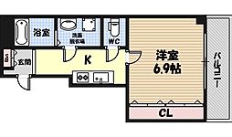 スペランツァ関目 5階1Kの間取り