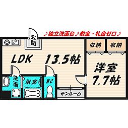 ヴィラナリー清水 3階/-