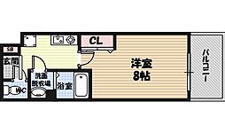 MARKST鶴見 1Kの間取図画像