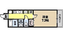 ハイツピュア 1Kの間取図画像