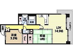 パードレ関目 2LDKの間取図画像