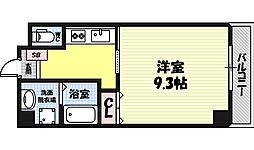 プレジール今福鶴見 1Kの間取図画像