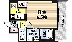 ララプレイスザ・京橋ステラ 1Kの間取図画像