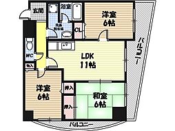 ベルフォーレ 3LDKの間取図画像