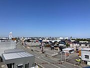 共用部廊下より5階からの眺望