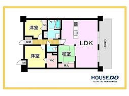 シャイニー紫原 3LDKの間取り