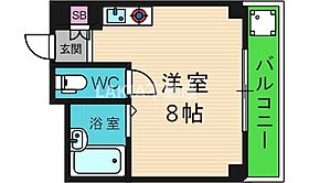 マンションタナカ  ｜ 大阪府大阪市天王寺区清水谷町19-3（賃貸マンション1R・2階・18.60㎡） その2