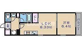 大阪府大阪市天王寺区上汐3丁目（賃貸マンション1LDK・9階・34.95㎡） その2