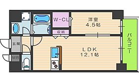 パーフェクトライフ真法院  ｜ 大阪府大阪市天王寺区勝山1丁目1-26（賃貸マンション1LDK・5階・41.76㎡） その2