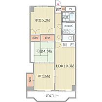 緑橋グリーンハイツ  ｜ 大阪府大阪市城東区東中浜2丁目10-13（賃貸マンション3LDK・3階・62.00㎡） その2