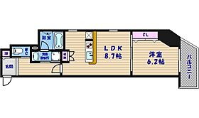 アーバネックス大手前  ｜ 大阪府大阪市中央区徳井町2丁目2-17（賃貸マンション1LDK・11階・48.14㎡） その2