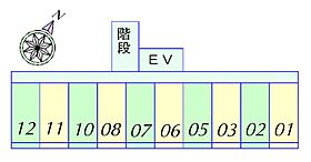 クローバーハイツ3  ｜ 滋賀県草津市笠山2丁目3-69（賃貸マンション1K・6階・26.24㎡） その3