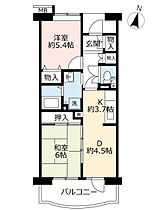 URアーバンラフレ小幡  ｜ 愛知県名古屋市守山区小幡太田2丁目（賃貸マンション2DK・2階・52.75㎡） その2