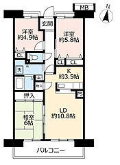 物件の間取り