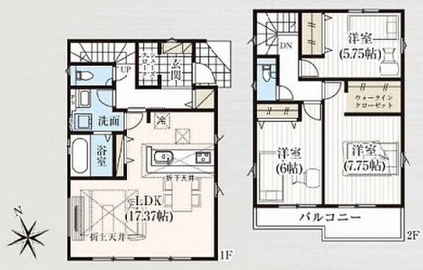 間取りを拡大表示