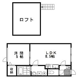 アーバンボヌール 2階