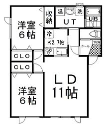 ステージア鈴蘭 2階/201