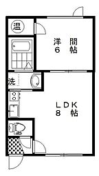 ハピネスハイム 2階/206