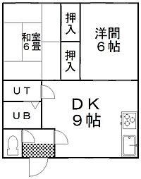 間取図画像 2DK