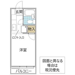 間取図画像 ワンルーム