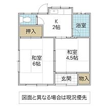 大みか2丁目大野様棟割 3号室 ｜ 茨城県日立市大みか町（賃貸アパート2K・1階・29.81㎡） その2