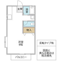 クレールタウン B 102号室 ｜ 茨城県日立市大みか町（賃貸アパート1R・1階・24.71㎡） その2