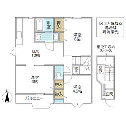 間取図画像 3LDK