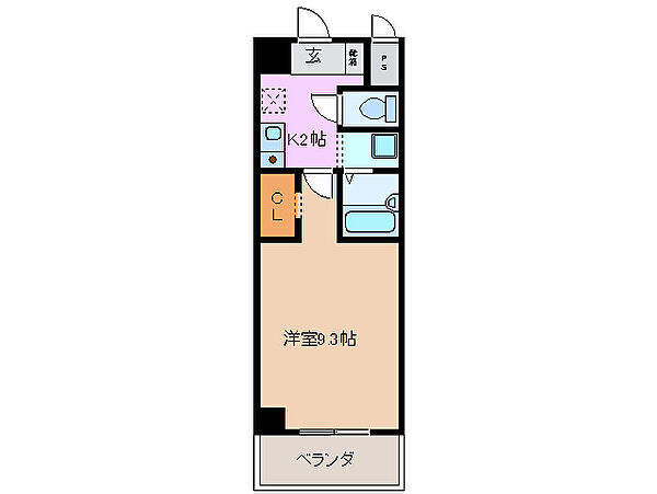 ｗｉｌｌ　Ｄｏ　四日市白須賀 802｜三重県四日市市白須賀１丁目(賃貸マンション1K・8階・27.09㎡)の写真 その2