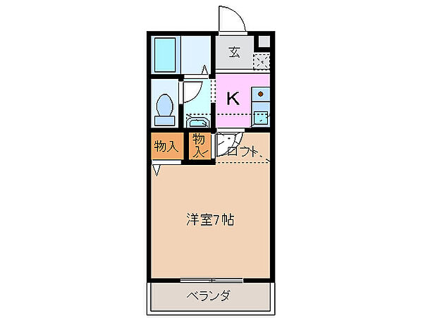 プラザコート西富田 104｜三重県四日市市西富田３丁目(賃貸アパート1K・1階・24.15㎡)の写真 その2