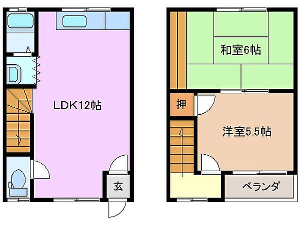 エクセルハイツ羽津山 B｜三重県四日市市羽津山町(賃貸アパート2LDK・1階・45.00㎡)の写真 その2