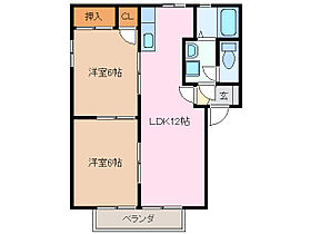 アクアヒルズ 201 ｜ 三重県四日市市生桑町（賃貸アパート2LDK・2階・50.54㎡） その2