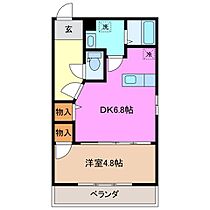 ローゼンハイム 301 ｜ 三重県四日市市下之宮町（賃貸マンション1DK・3階・31.00㎡） その2