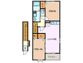 アバンツァート　I 202 ｜ 三重県三重郡川越町大字亀崎新田（賃貸アパート2LDK・2階・54.38㎡） その2