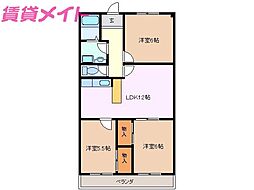 間取図画像 3LDK