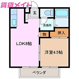 ビーライン九華 2階/-
