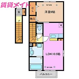 ドミール城山 B 2階