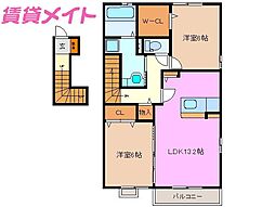 トレフル ブラン　A棟 2階