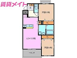 ボヌール 3階/-