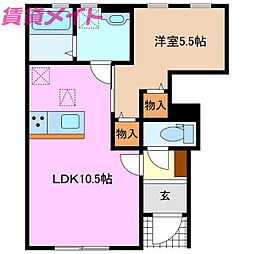 リーブルファイン南福崎 1階/-